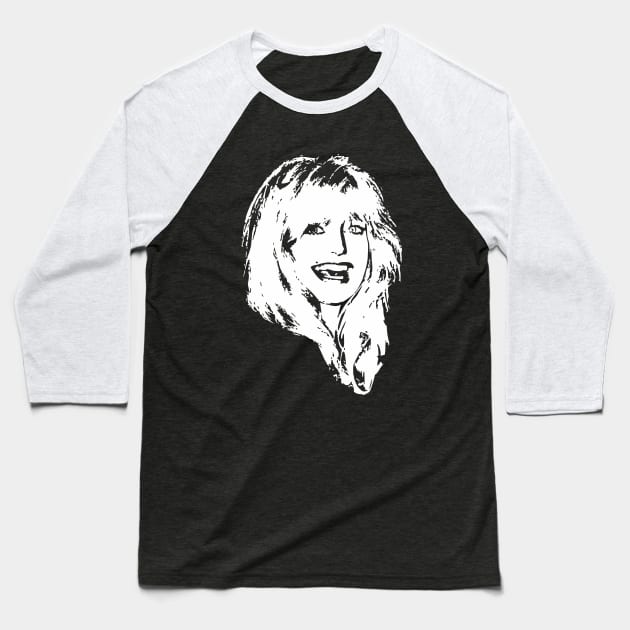 Goldie Hawn Baseball T-Shirt by Nerd_art